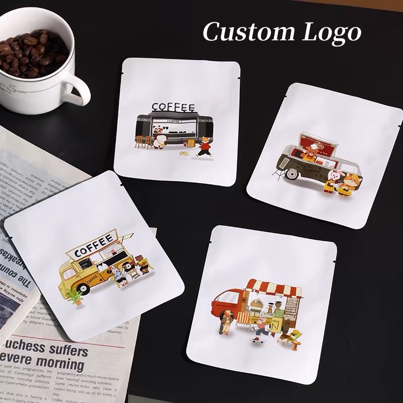 Star Flat Back - 100pcs Customized Square Tea Bags, Small