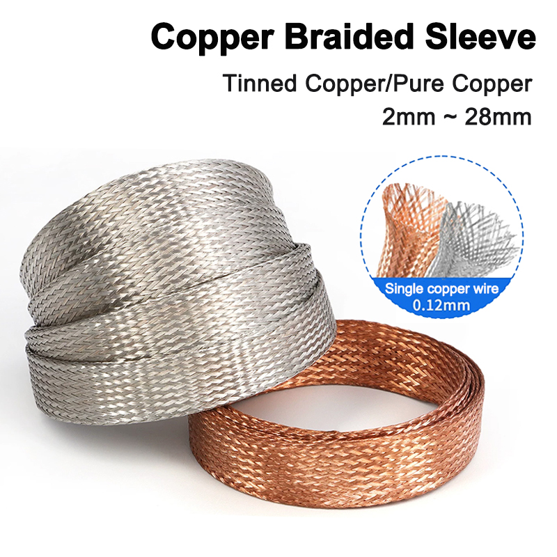 Body Jewelry 4 U - 2-10m Expandable Copper Braided Sleeve 4mm