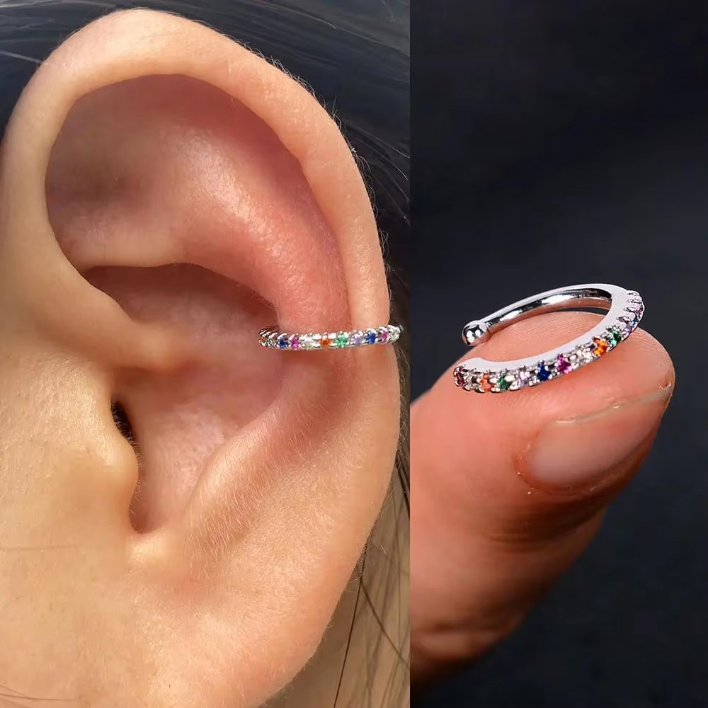 1PC Hot Sale Hollow Geometry E - Helix Cartilage Ring recension och pris
