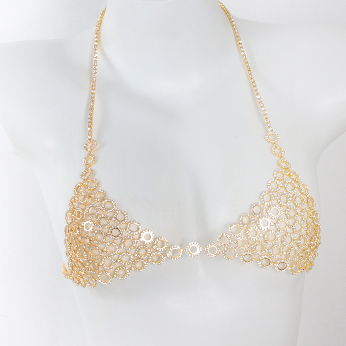 Fashionable Circular Splicing  - Body Jewelry Necklace recension och pris