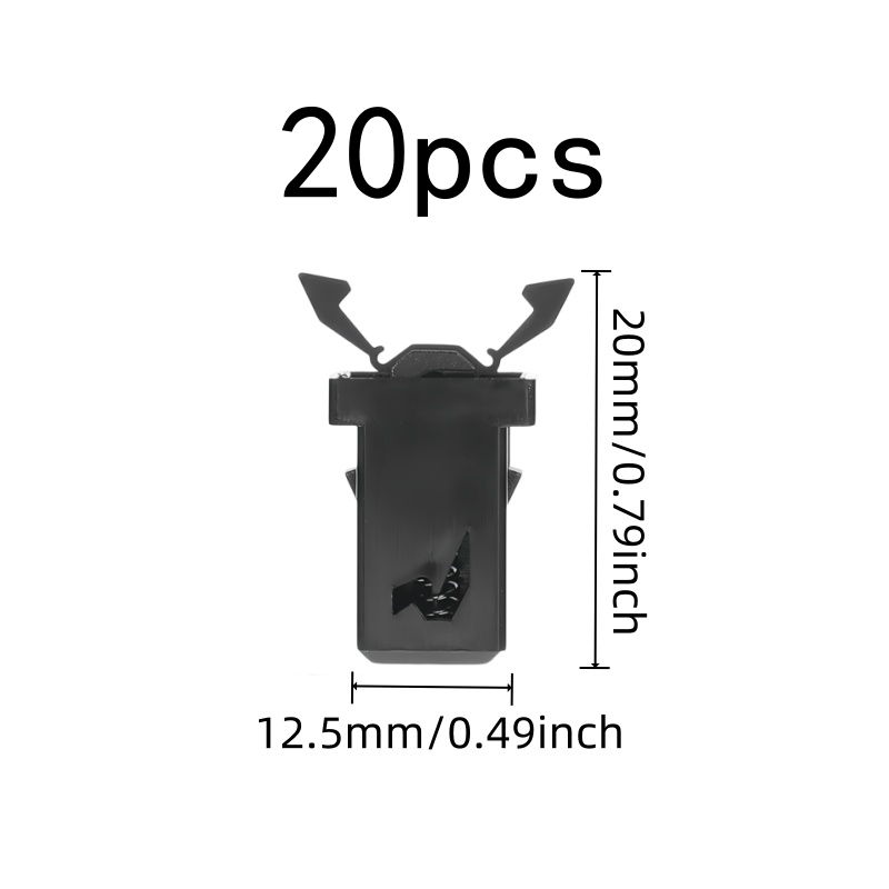 20 pcs Spring Snap Buttons, Bl - Body Jewelry Universe recension och pris