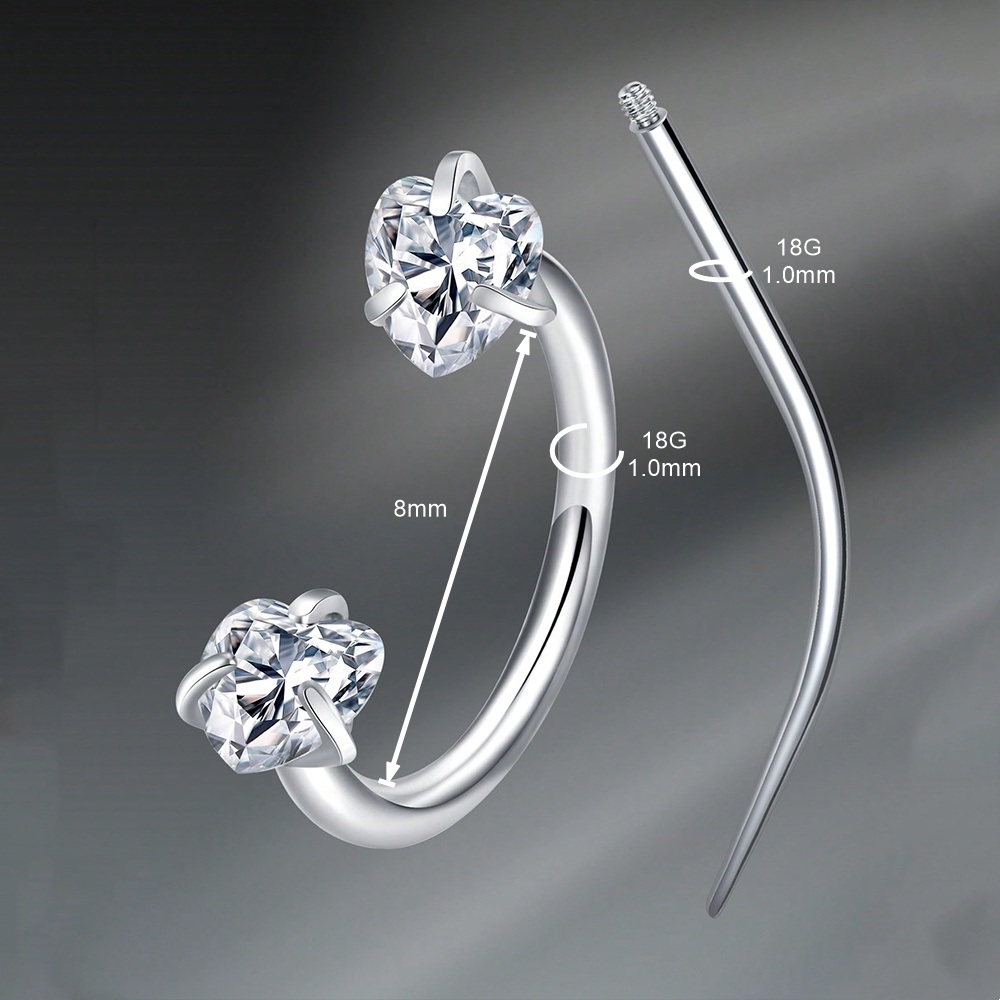 Septum Rings Piercing Stainles - Helix Cartilage Ring recension och pris