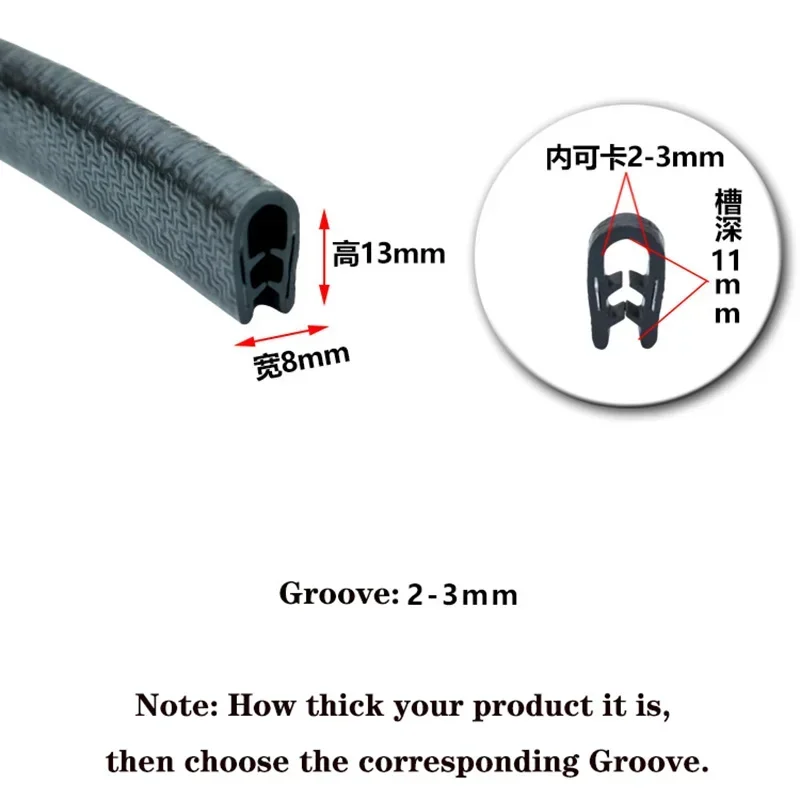 1/2/3/5M U Shaped Sealing Stri - Body Jewelry 4 U recension och pris