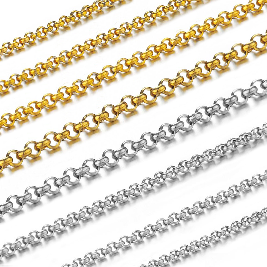 1 Meter 2-4mm Stainless Steel  - Body Jewelry Necklace recension och pris