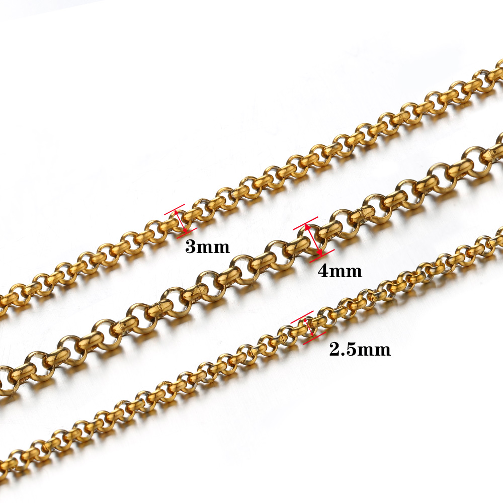 1 Meter 2-4mm Stainless Steel  - Body Jewelry Necklace recension och pris