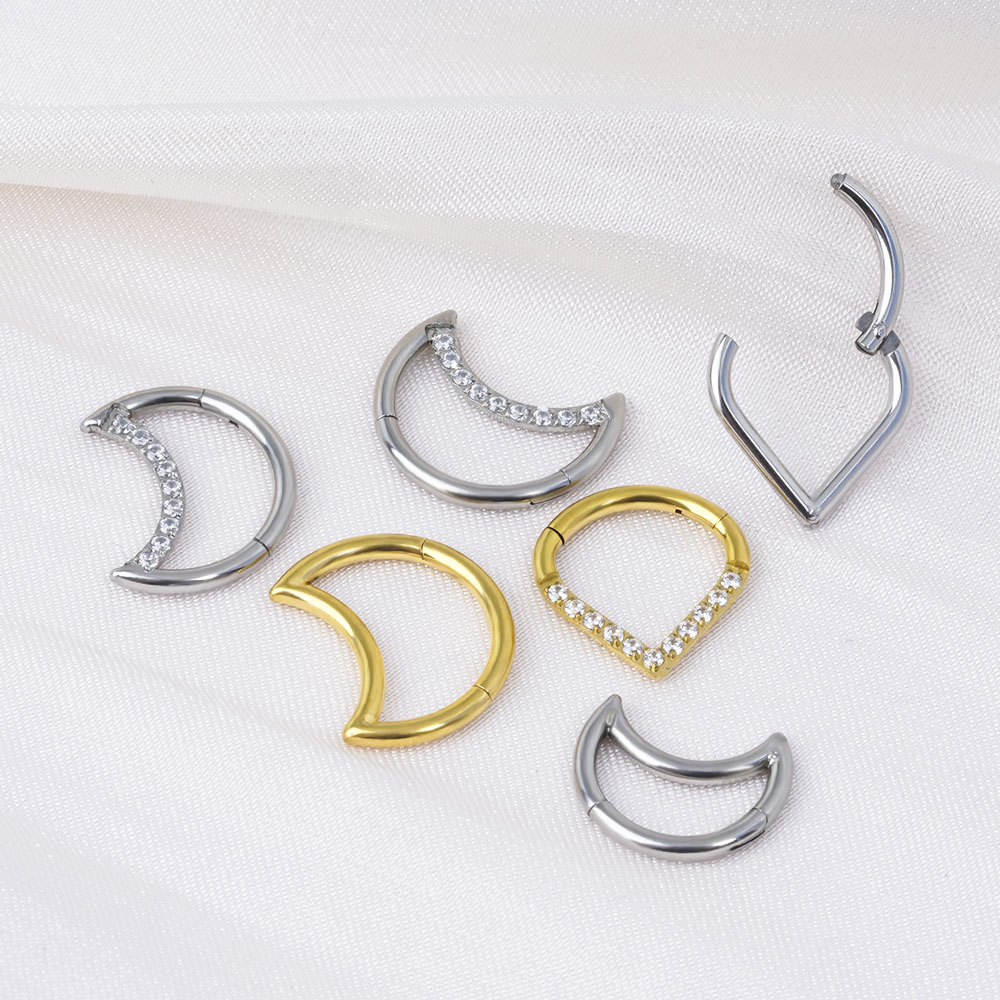 F136 Titanium Hinged Tear Drop - Helix Cartilage Ring recension och pris