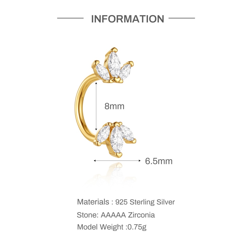 CANNER 1PC 925 Sterling Silver - Helix Cartilage Ring recension och pris