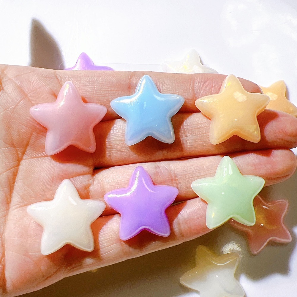 10pcs Mini Kawaii Cute  Star F - Star Flat Back recension och pris