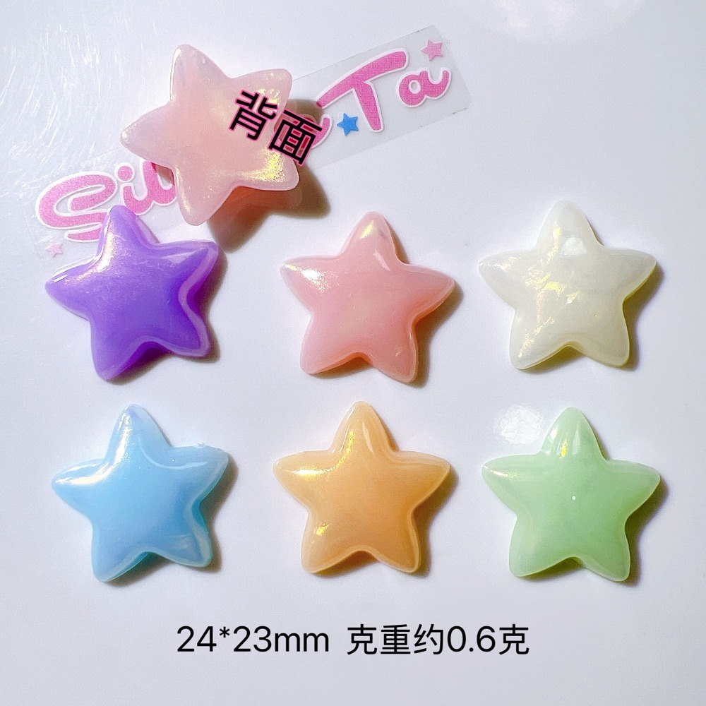10pcs Mini Kawaii Cute  Star F - Star Flat Back recension och pris