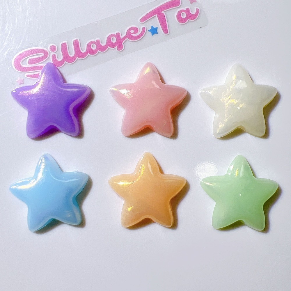 10pcs Mini Kawaii Cute  Star F - Star Flat Back recension och pris