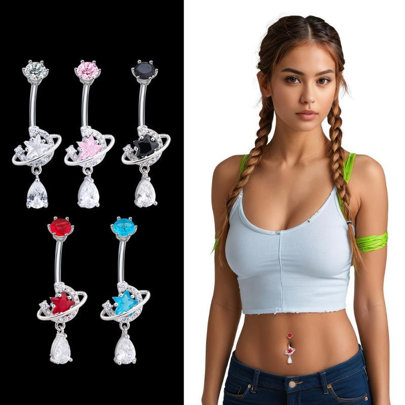 Stainless Steel Navel Piercing - Body Jewelry Universe recension och pris