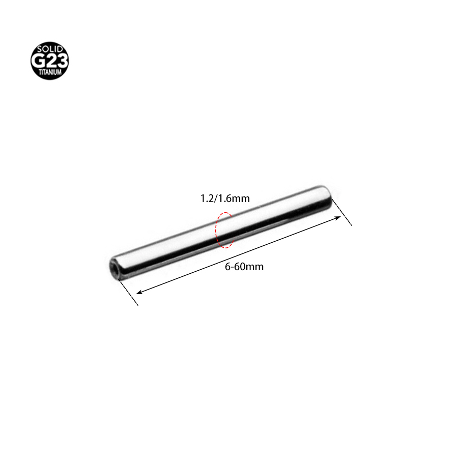 6-60mm Inner Teeth Straight Ro - Body Jewelry Universe recension och pris