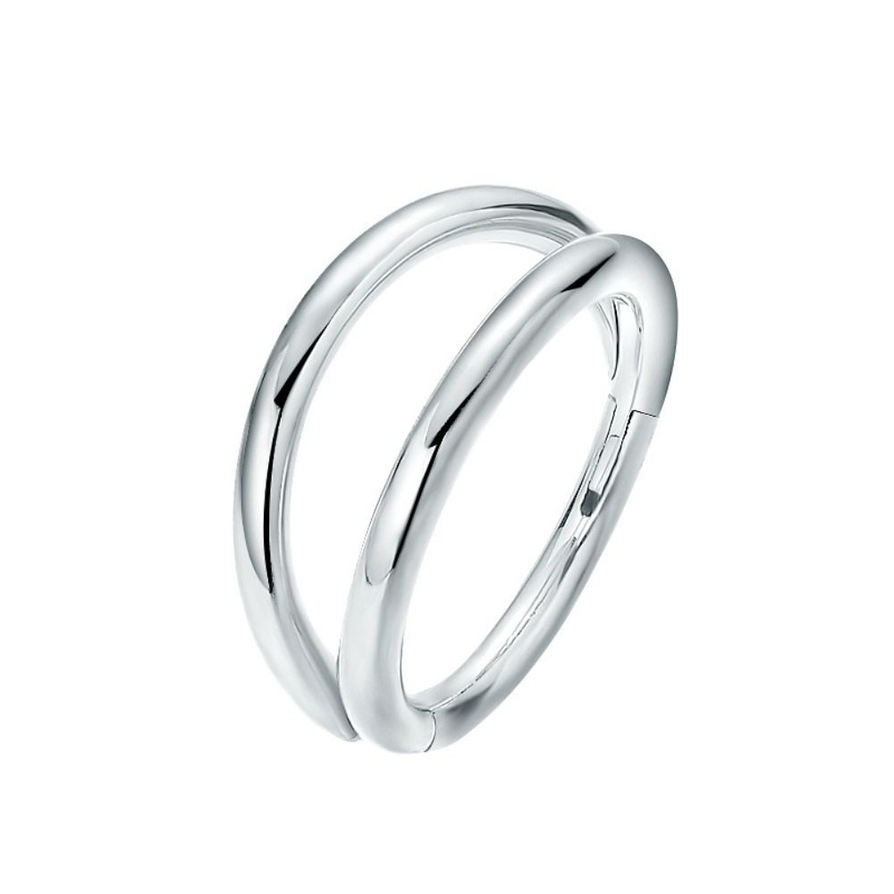 Creative Stainless Steel Doubl - Helix Cartilage Ring recension och pris