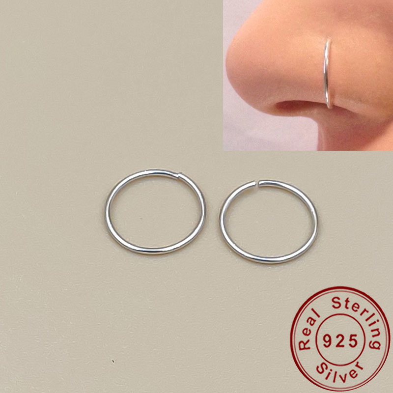 925 silver nose ring lip ring  - Helix Cartilage Ring recension och pris