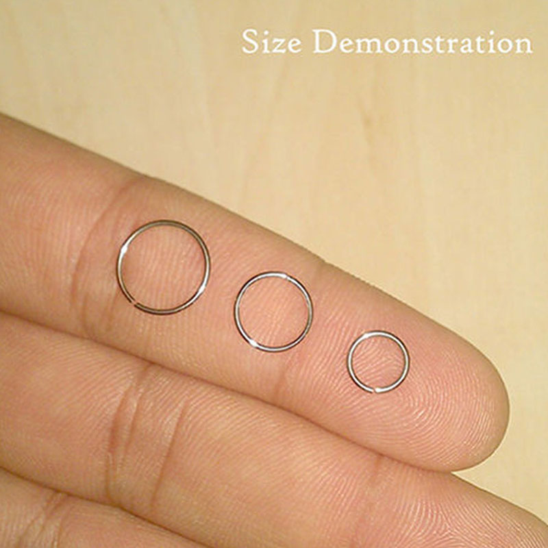 925 silver nose ring lip ring  - Helix Cartilage Ring recension och pris
