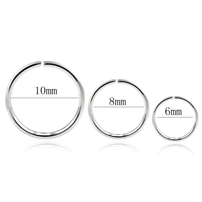 925 silver nose ring lip ring  - Helix Cartilage Ring recension och pris