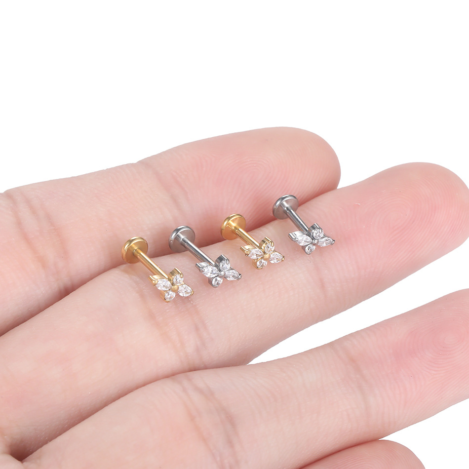 1PC G23 Titanium Labret Pierci - Helix Cartilage Ring recension och pris