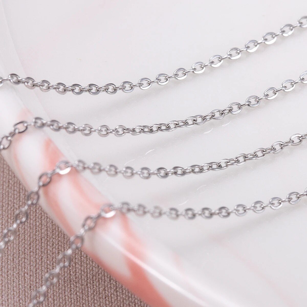 10Meters Stainless Steel O Sha - Body Jewelry Necklace recension och pris