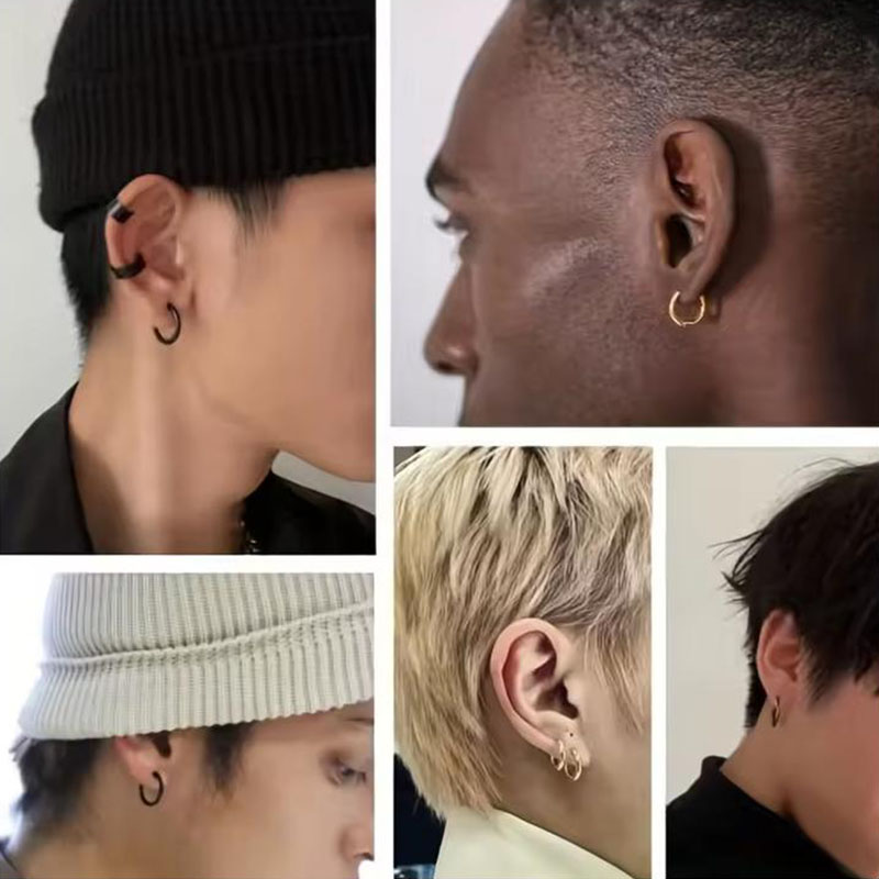 5Pcs Minimalist Unisex Cartila - Helix Cartilage Ring recension och pris