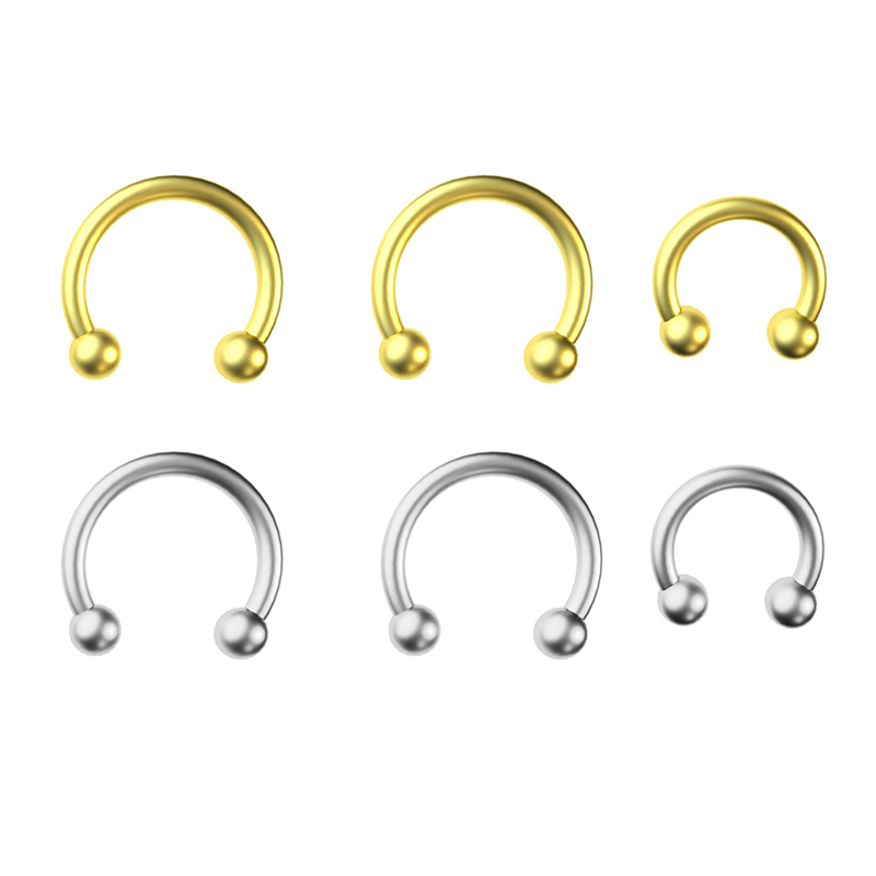 5pcs/lot Stainless Steel 18G H - Helix Cartilage Ring recension och pris