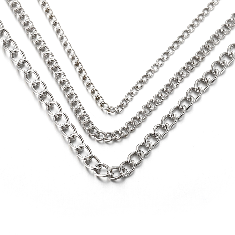 2Meters 2.5/3.5/4.5mm Metal Fl - Body Jewelry Necklace recension och pris