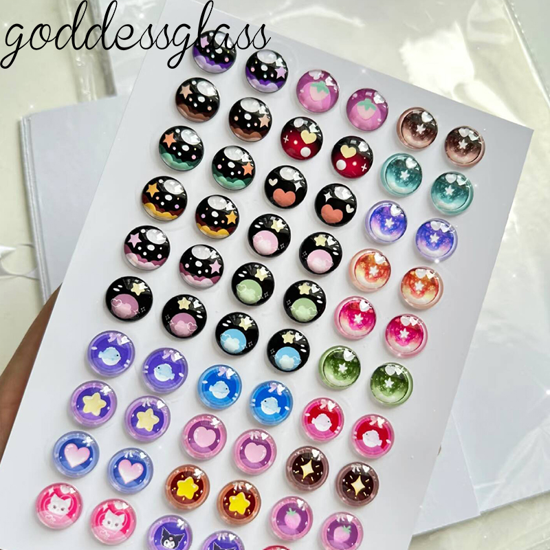 Glass Cartoon Doll Eyes Star R - Star Flat Back recension och pris