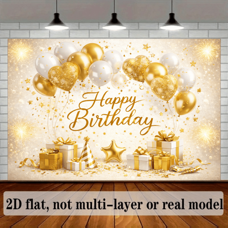 2D flat sparkling birthday the - Star Flat Back recension och pris