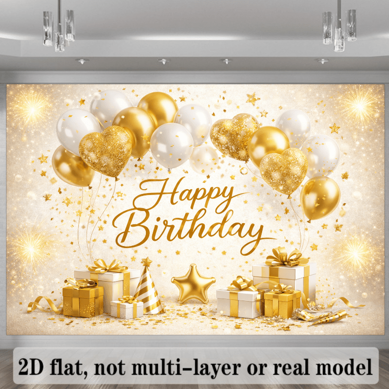 2D flat sparkling birthday the - Star Flat Back recension och pris